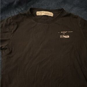 Off-White Black Short Sleeve Tee